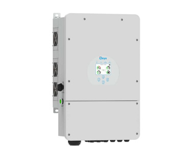 DEYE hybrid inverter installed with residential solar battery system
